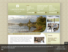 Tablet Screenshot of lakesideparkhotel.com